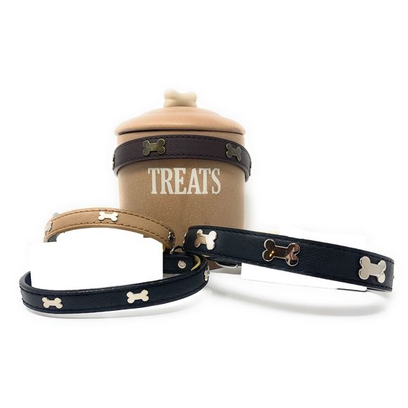 House of Barker Other - House of Barker Faux Leather Dog Collar New